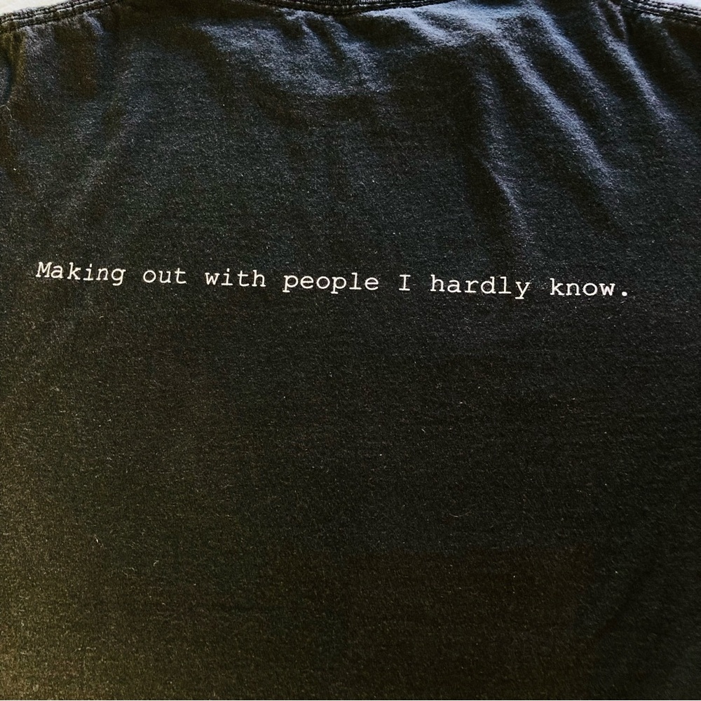 Pleasures Make Out Black Skull Graphic T-Shirt M - Picture 8 of 8